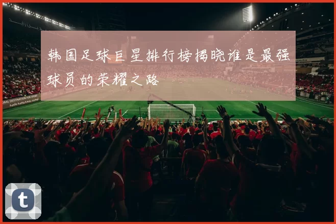 韩国足球巨星排行榜揭晓谁是最强球员的荣耀之路
